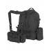 Рюкзак Тактический FORTRESS с напояс. сумкой и 2 подсум, 40 л, арт 016, цвет Черный (Black)