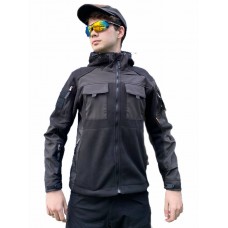 Флисовая куртка 726 GEAR FIRST GENERATION Classic Tactical Style, арт 107, цвет Черный