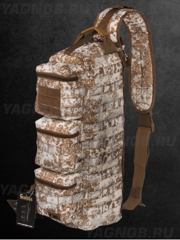Рюкзак Однолямочный, Тактический, Gongtex Single Pack, 20 л, арт GB0310, цвет Снежная Пустыня