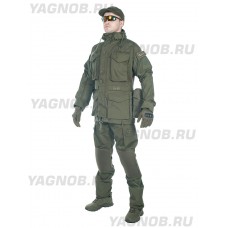 Тактический камуфляжный костюм с двумя подсумками, GONGTEX Smock GEN III, цвет Олива (Olive)
