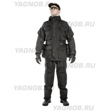 Тактический камуфляжный костюм с двумя подсумками, GONGTEX Smock GEN III, цвет Черный (Black)