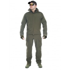 Тактический костюм мужской софтшелл (Softshell) GONGTEX GUNFIGHTER, до -10С, цвет Олива (Olive)