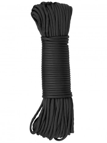 Паракорд GONGTEX Nylon Paracord, 30м, 5мм, нейлон, 11-ти жильный, 600 Lb, цвет Черный (Black)