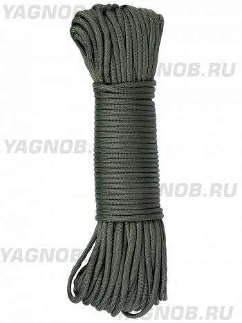 Паракорд GONGTEX Nylon Paracord, 30м, 5мм, нейлон, 11-ти жильный, 600 Lb, цвет Оливковый (Olive)