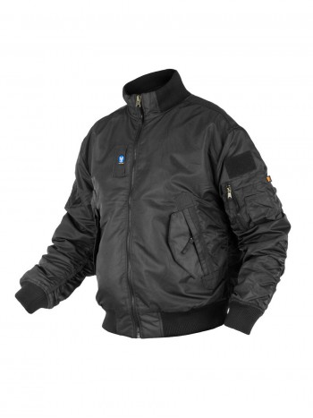 Куртка Пилот мужская (бомбер), осень-зима, 762 Armyfans GD056A, цвет Черный (Black)