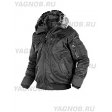 Куртка Пилот мужская (бомбер), осень- зима 762 Armyfans G037A, цвет Черный (Black)