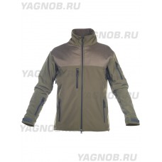 Куртка мужская тактическая софтшелл (Softshell) GONGTEX ALPHA SOFT JACKET, цвет Олива (Olive)