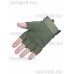 Тактические перчатки беспалые Tactica Gear 7.62 арт. 323 цвет Олива (Olive)