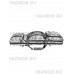 Чехол оружейный с лямками (ружейный чехол - папка), 82-120 см, арт 040, цвет Цифровой серый, ACUPAT