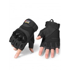 Тактические перчатки беспалые Army Tactical Gloves, 762 Gear, арт 325, цвет Черный (Black)