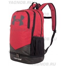 Рюкзак Городской, Спортивный UnderArmour Storm, 32 литра, цвет Черный/Красный (Black/Red)