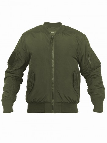 Куртка Пилот мужская утепленная (бомбер), GONGTEX Tactical Soft Flight Jacket, осень-зима, цвет Олива (Olive)