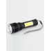 Сверхъяркий мощный ручной тактический фонарь, арт. TS-T603 красный/белый свет (4 режима, зум, кабель miniUSB)