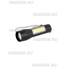 Компактный ручной тактический фонарь, арт. TS-511 (3 режима, зум, кабель miniUSB)